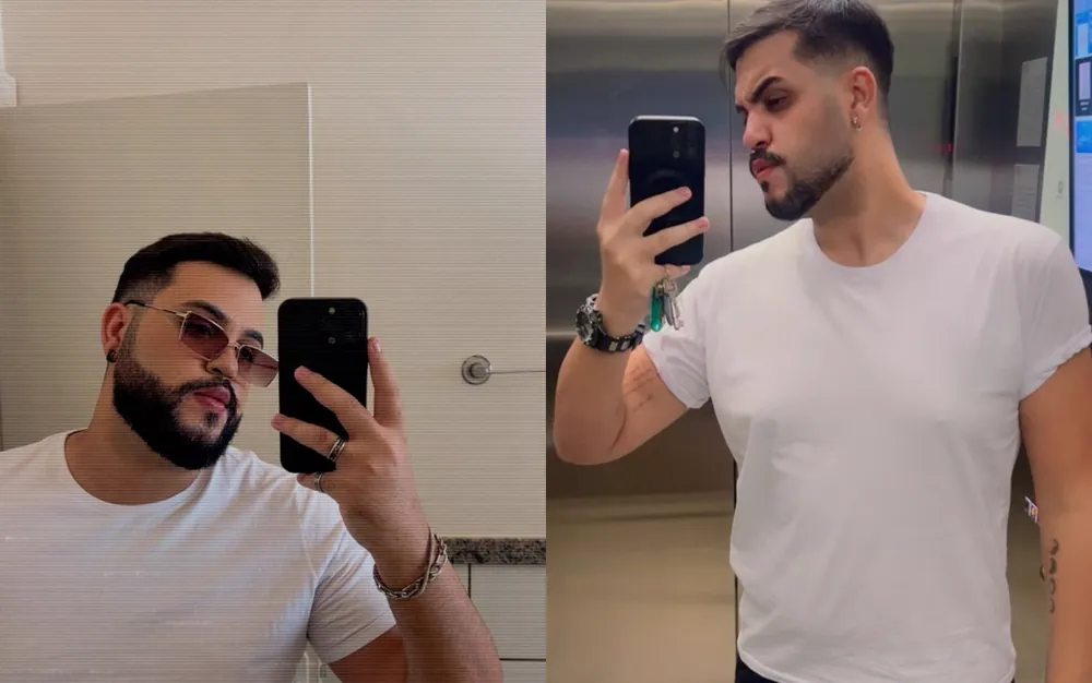 antes e depois · Lucas