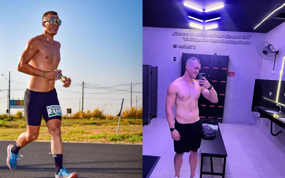 antes e depois · Matheus