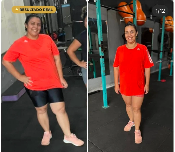 Dr. Leonardo Passarelli com paciente comemorando resultado de emagrecimento — depoimento real de endocrinologia